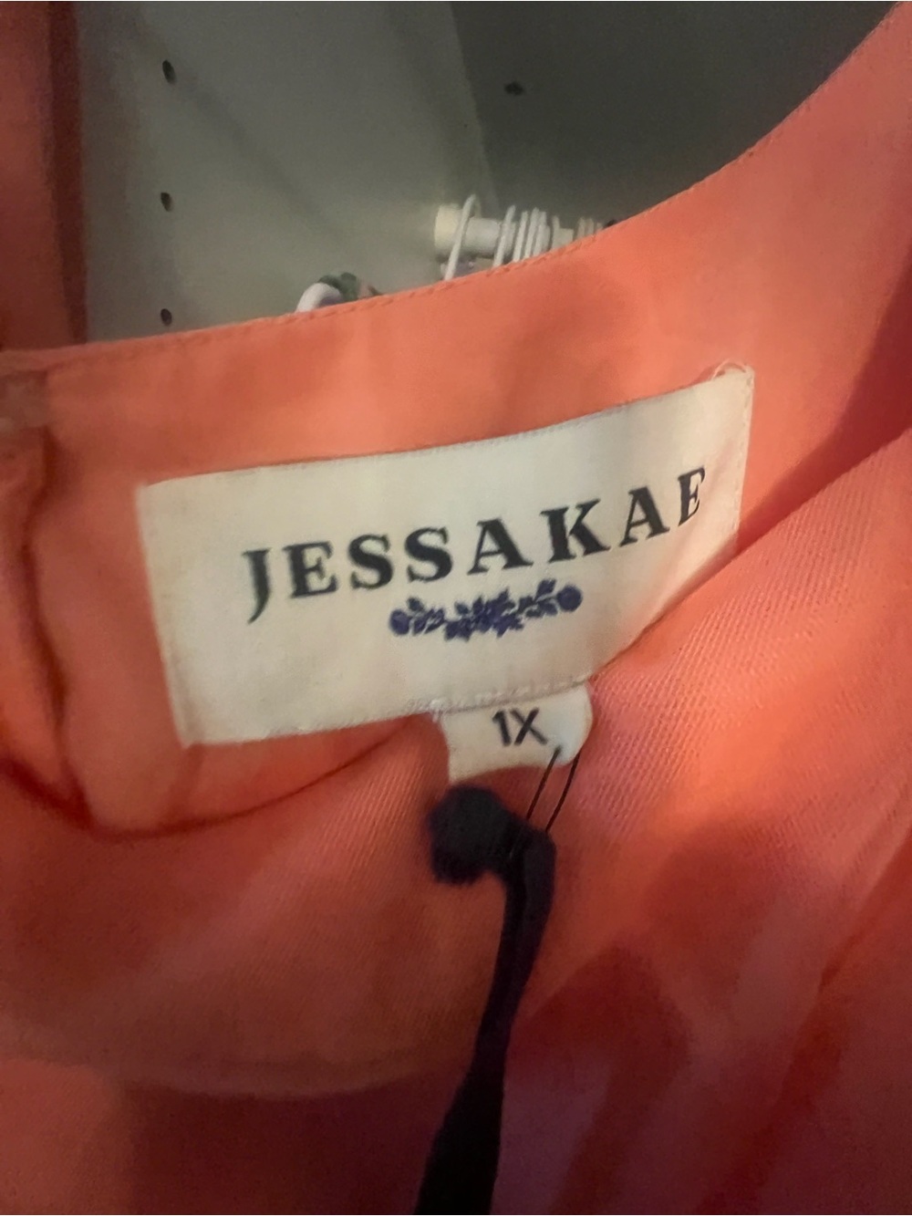 Jessakae Allegro Dress in Coral - Picture 3 of 4